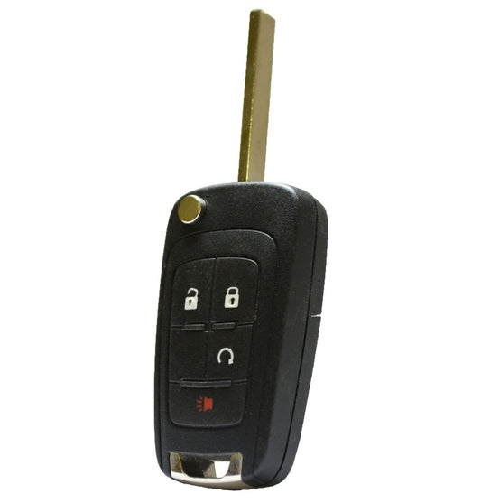 2010 - 2017 Chevrolet Buick GMC 4 BTN Flip Key Remote OHT01060512 (NON-PROX) - ZIPPY LOCKSHOP