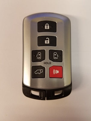 Toyota 2011-2017 Sienna 6 Btn Proximity Smart Remote - FCC ID: HYQ14ADR