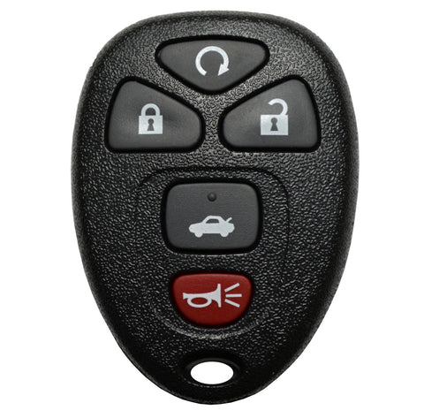 Buick, Chevrolet, Pontiac, Saturn, GM  5 BTN Remote - FCC ID: KOBGT04A - ZIPPY LOCKSHOP