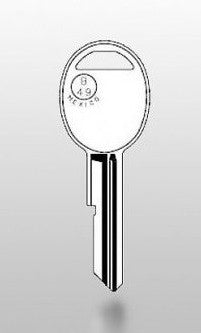 GM B49 / S1098B Mechanical Key - ZIPPY LOCKSHOP