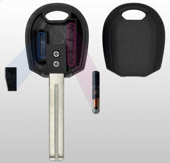 Hyundai / Kia Transponder Key (SHELL) - HY20/KK7/KK9 Style - ZIPPY LOCKSHOP