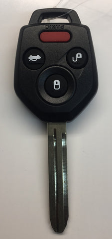 Subaru 4 Button Remote Head Key 2012-2017