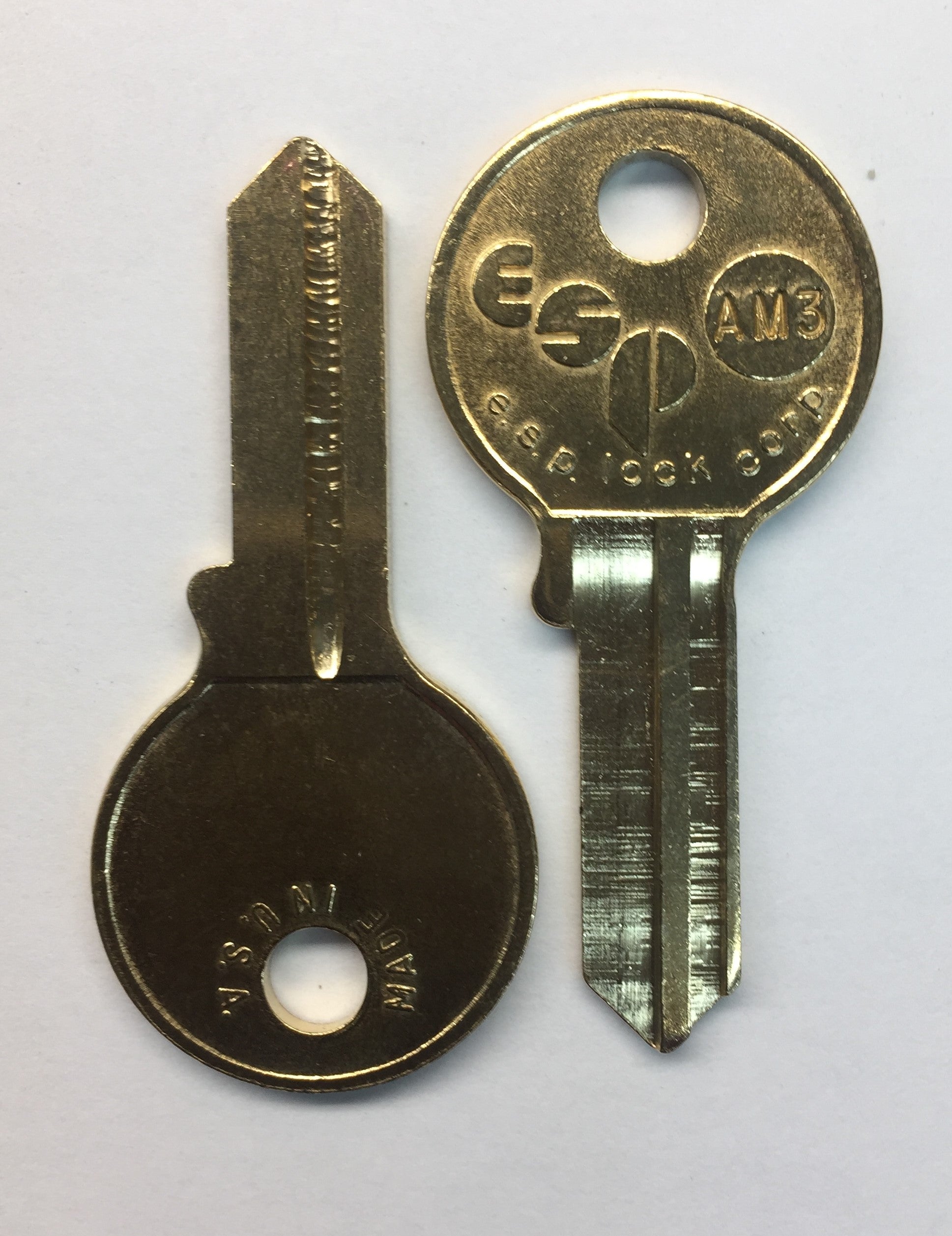 AM3 / AM6 Round Head Mechanical Key - ZIPPY LOCKSHOP