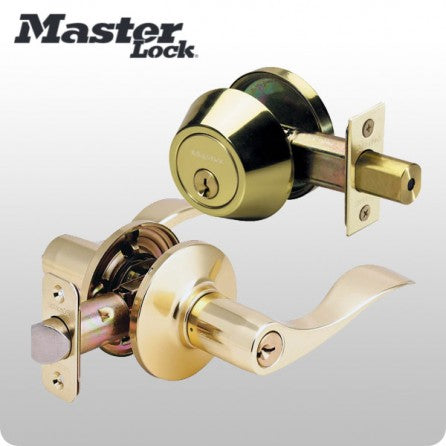 Grade 3 - Master Lock - Entery Lever / Deadbolt Combo - ZIPPY LOCKSHOP