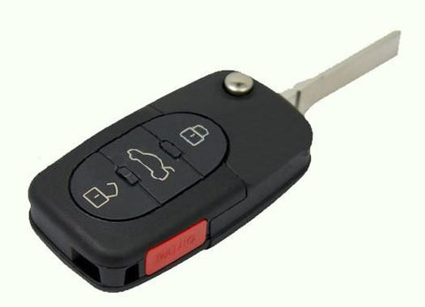 Audi 1997 - 2005 4 Btn Flip Key Remote - FCC ID: MYT8Z0837231 (231E) - ZIPPY LOCKSHOP