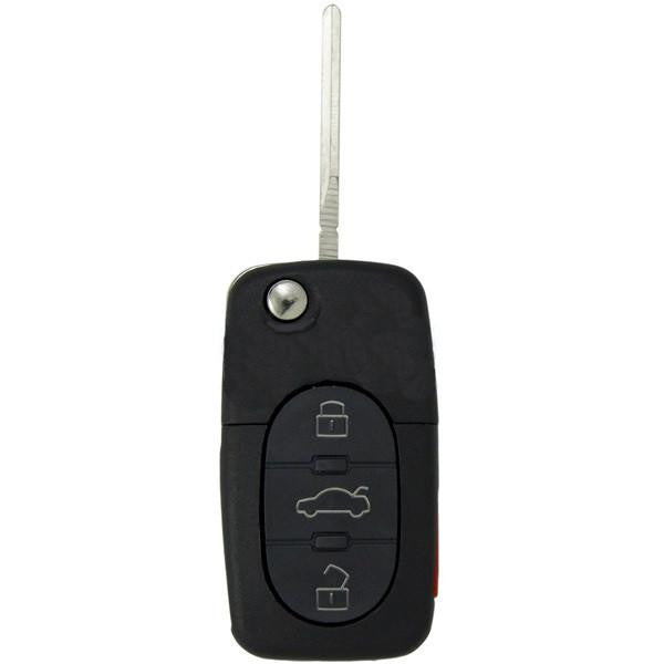 Audi 1997 - 2005 4 Btn Flip Key Remote - FCC ID: MYT8Z0837231 (231M) - ZIPPY LOCKSHOP