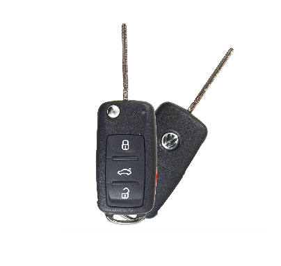 Volkswagen, VW 2011 - 2016 4 Btn Flip Key Remote (Original) - NOT PUSH TO START- FCC ID: NBG010180T