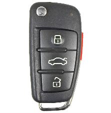 Audi 2005-2010 4 Btn Flip Remote - FCC ID: MYT4073A - ZIPPY LOCKSHOP