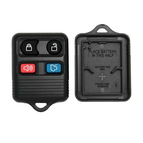 Ford 4 Button Remote Shell with Pad - ZIPPY LOCKSHOP