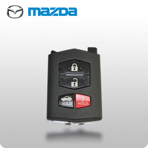 Mazda 2009-2015 4 btn Flip Key Remote - FCC ID: BGBX1T478SKE125-01